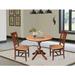 Alcott Hill® Sylvester 3 Piece Extendable Solid Wood Dining Set Wood in Brown | 28.9 H in | Wayfair 4FD857C88D7D4326B57138400FA7D2D6