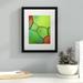 Ebern Designs 'Stained Glass IV' Framed Photographic Print on Canvas Canvas | 14 H x 11 W x 0.75 D in | Wayfair A36891DC0CC04B3FB4AF0925A3491F5B