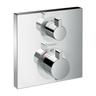 Ecostat Square Brausethermostat 15714000 chrom, Unterputzthermostat, für 2 Verbraucher - Hansgrohe