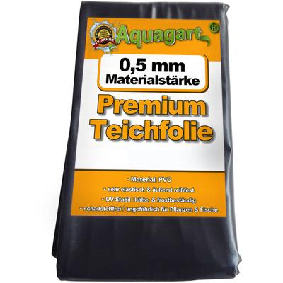 Teichfolie pvc 3m x 4m 0,5mm schwarz Folie für den Gartenteich