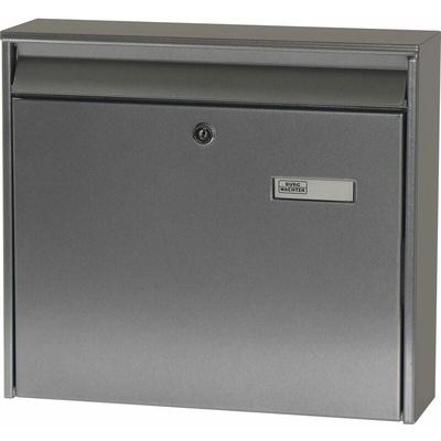 Burg Wachter - burg Aufhängebriefkasten mail - Stahlblech silberfärbig Image