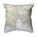East Urban Home North Shore Long Island to Niantic Bay CT Corded Outdoor Throw Pillow Cover & Insert /Polyfill blend | 18 H x 18 W x 6 D in | Wayfair