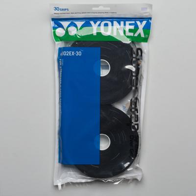 Yonex Super Grap Overgrip 30 Pack Tennis Overgrips Black
