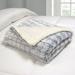 Mercer41 Gatun Micro Mink Reverse to Sherpa Throw Polyester in Pink/Gray | 50 W in | Wayfair 213BB8C88AE547D3ADE21AFA32BE2E8A