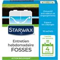 Entretien hebdomadaire pour fosses septiques 18x25g STARWAX