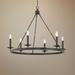 Hudson Valley Allendale 35 3/4"W Bronze 6-Light Chandelier