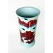 World Menagerie Malden Tall Cylindrical Table Vase in Blue/White | 20 H x 9 W x 9 D in | Wayfair D9B1C56A7C60485EB926BE485CA9022D