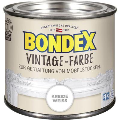 Vintage-Holzfarbe kreideweiß 375 ml Vintagefarbe Möbelfarbe Innen - Bondex Image