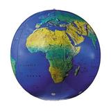 Symple Stuff Inflatable Topographical Globe Acrylic/Plastic in Blue | 12 H in | Wayfair 589594A31FBF48F8B6C97A3288D11CC3