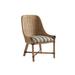 Tommy Bahama Home Los Altos Keeling Woven Side Chair Upholstered/Wicker/Rattan/Fabric in Gray | 37 H x 23.5 W x 27 D in | Wayfair 01-0566-882-40
