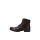 JACK & JONES Herren Jfwalbany Leather Brown Stone Biker Boots, Brown Stone, 43 EU