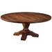 MacKenzie-Dow Toscana Manor Sheffield Dining Table Wood in Red/Brown | 30.25 H x 72 W x 72 D in | Wayfair 4-1215TSW