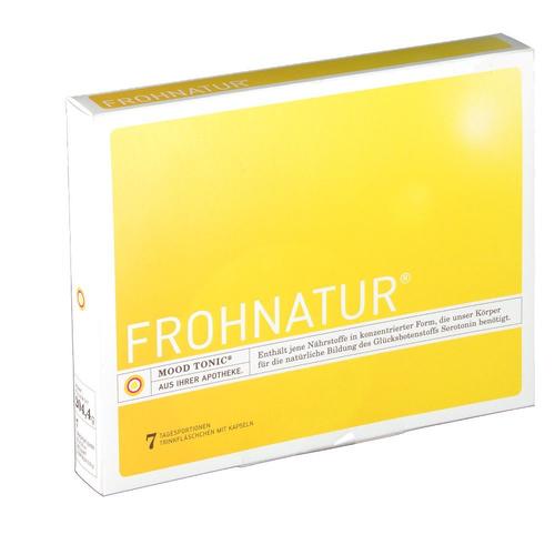 Frohnatur Pro Serotonin Trinkfläschchen m.Kapseln 7 St Trinkampullen