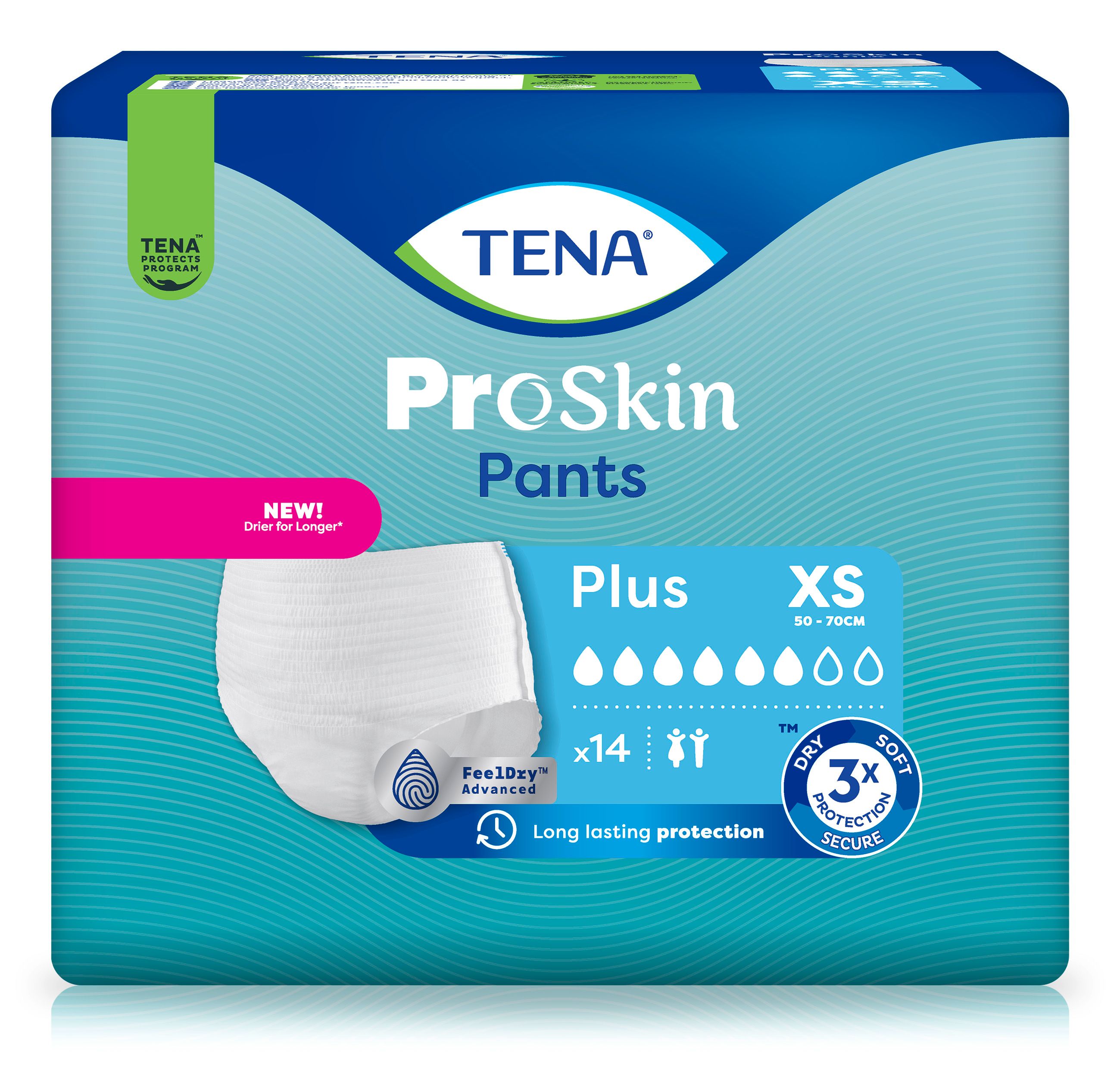 Tena Pants Plus XS bei Inkontinenz 14 St Einweghosen Image
