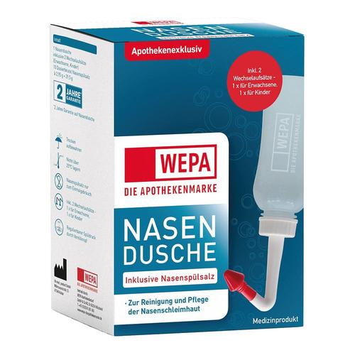 Wepa Nasendusche mit 10x2,95 g Nasenspülsalz 1 St