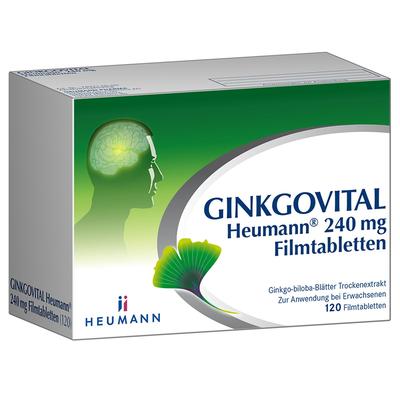 Ginkgovital Heumann 240 mg Filmtabletten 120 St Image