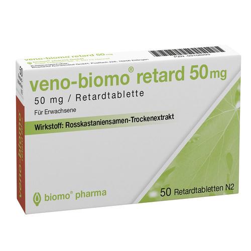 Veno-Biomo retard Retardtabletten 50 St Retard-Tabletten