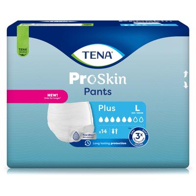 Tena Pants Plus L bei Inkontinenz 4x14 St Einweghosen Image