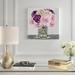 Etta Avenue™ Floral & Botanical La Bella Vita Florals - Graphic Art Print on Canvas Metal in White | 20 H x 20 W x 1.5 D in | Wayfair