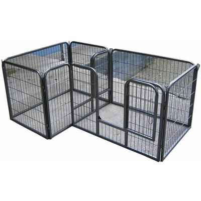 5663-1590 hochwertiger welpenfreilauf welpengehege welpenzaun 7 seitenteile modular - Bc-elec Image