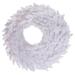 Vickerman 430637 - 30" White Fir Wreath 260T (K160330) White Colored Christmas Wreath