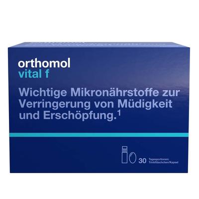 Orthomol Vital F Trinkfläschchen/Kaps.Kombipack. 30 St Trinkampullen Image