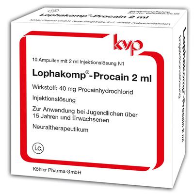 Lophakomp Procain 2 ml Injektionslösung 10x2 Image