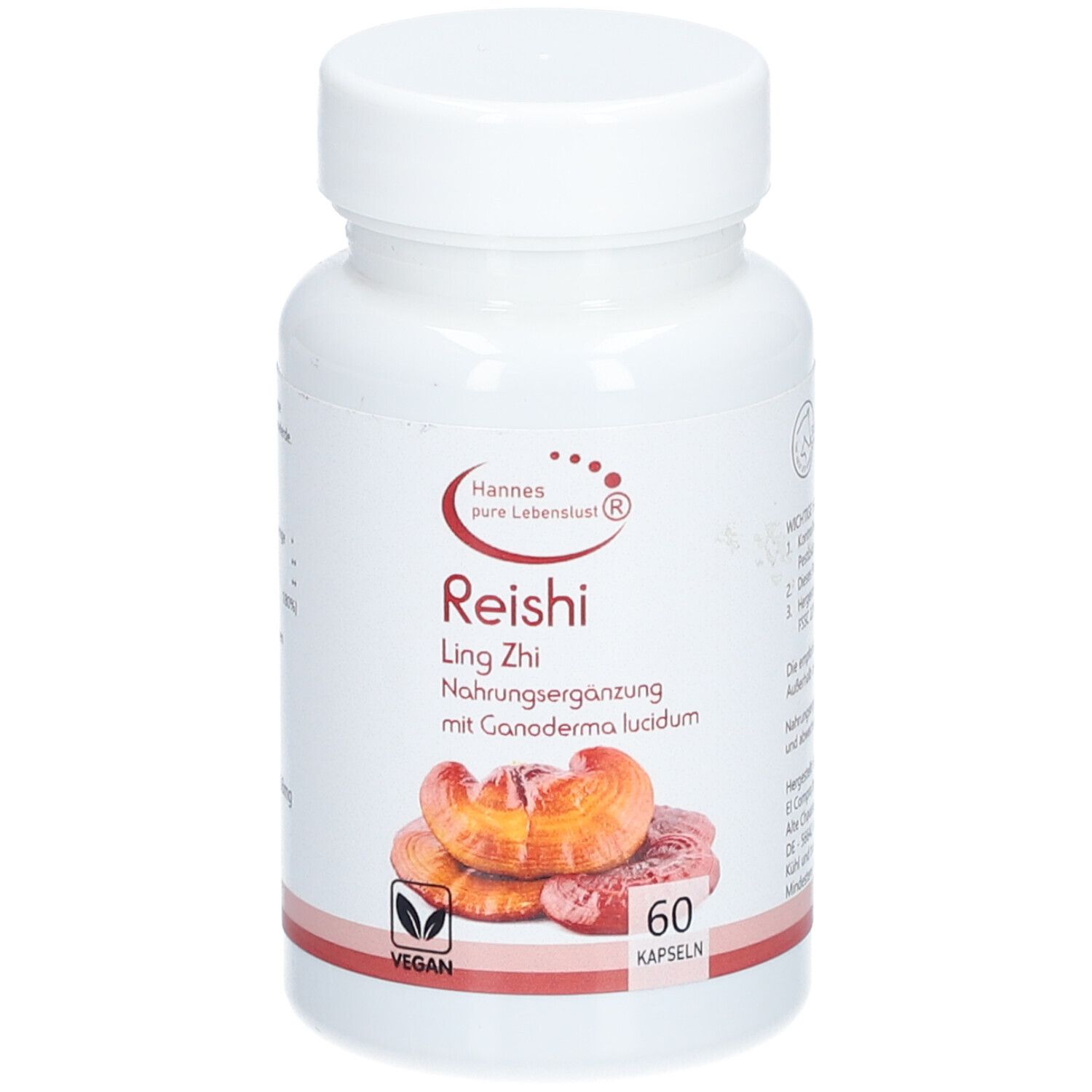 Reishi Vegi Kapseln 60 St Image