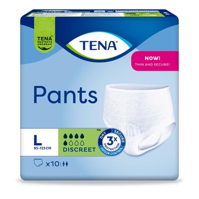 Tena Pants Discreet L bei Inkontinenz 10 St Einweghosen Image