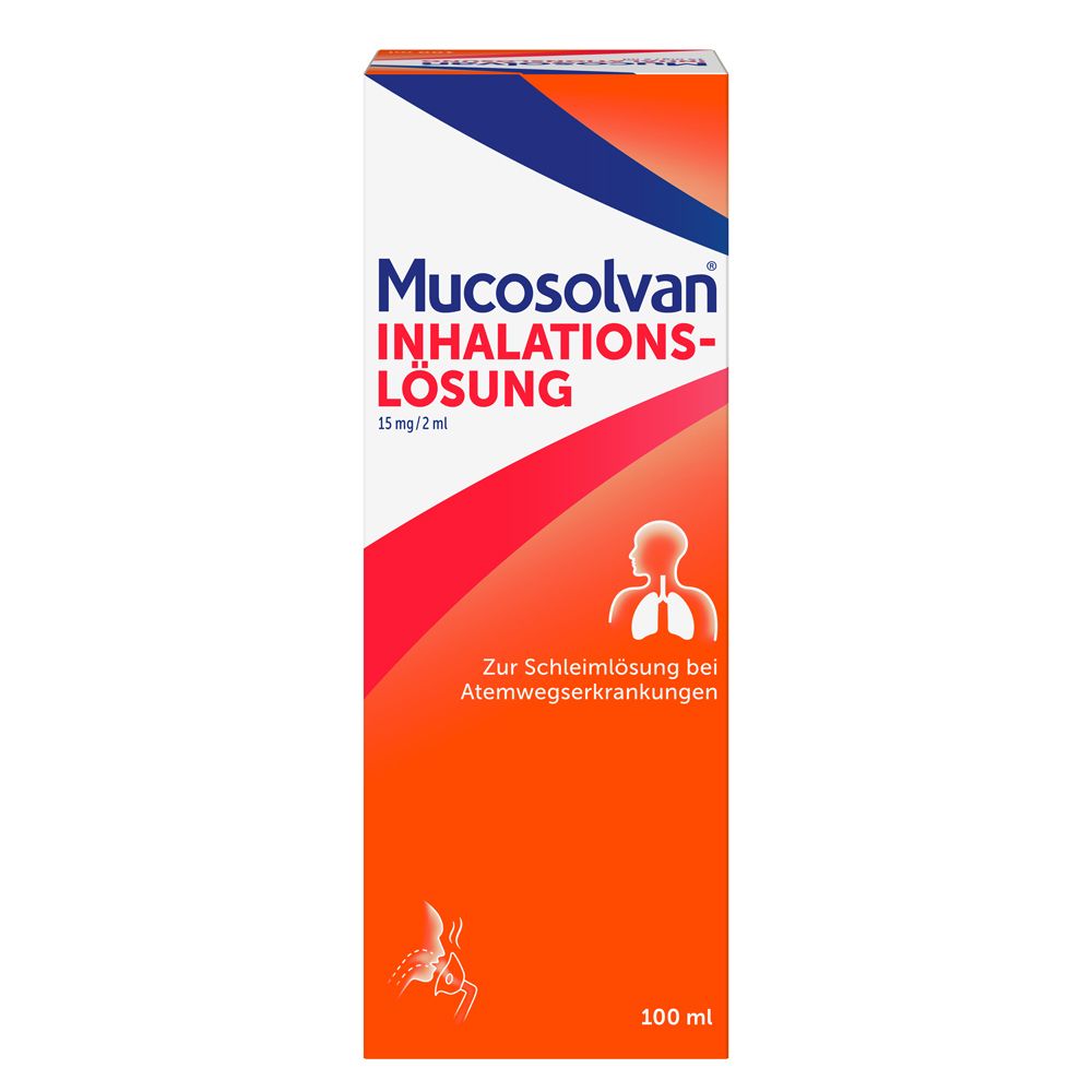 Mucosolvan Inhalationslösung 15 mg Lsg.f.Vernebler 100 ml Lösung für einen Vernebler Image