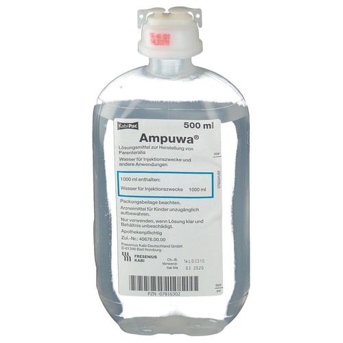 Ampuwa Plastikflasche Injektions-/Infusionslsg. 10x500 ml Injektions-/Infusionslösung