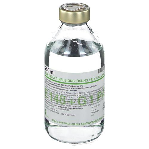 Elektrolyt Inf.-Lsg. 148 m.Glucose 1 päd. 10x250 ml Infusionslösung