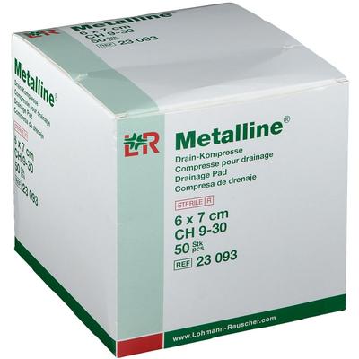 Metalline Drain Kompressen 6x7 cm 50 St Image