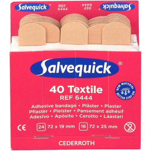 Salvequick Pflasterstrips elastisch Refill 6444 40 St Pflaster