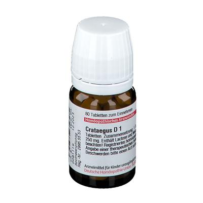 Crataegus D 1 Tabletten 80 St Image