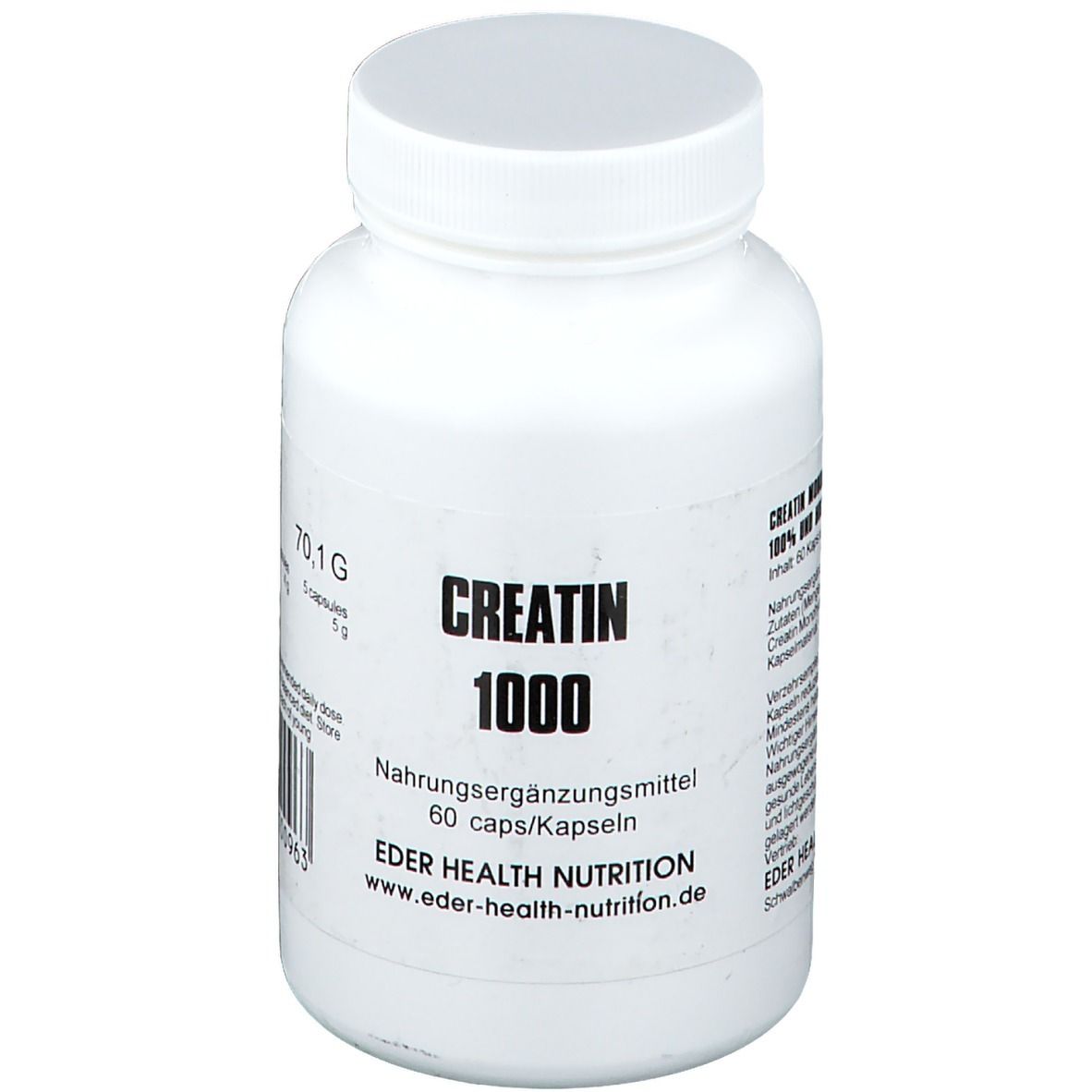 Creatin 1000 Pulver Kapseln 60 St