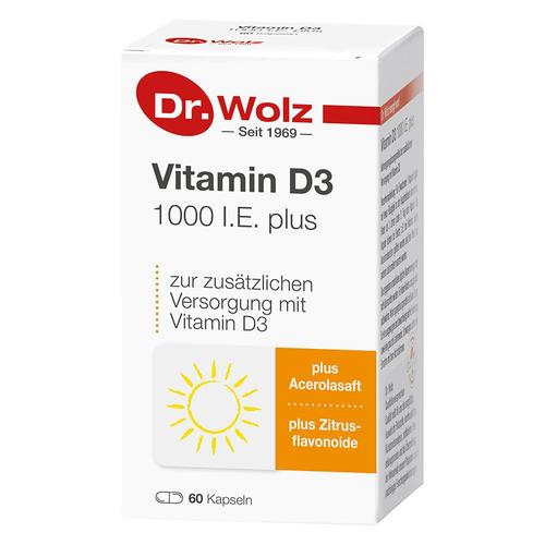 Vitamin D3 1.000 I.e. plus Dr.Wolz Kapseln 60 St