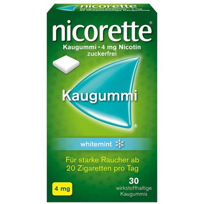 Nicorette Kaugummi 4 mg whitemint 30 St Image
