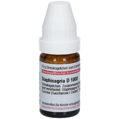 Staphisagria D 1000 Globuli 10 g