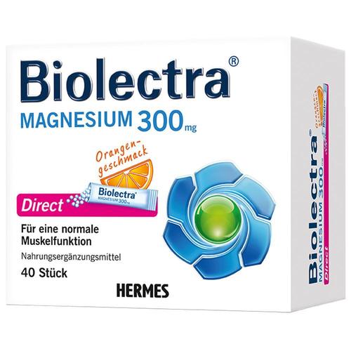 Biolectra Magnesium 300 mg Direct Orange Sticks 40 St Pellets