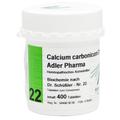 Biochemie Adler 22 Calcium carbonicum D 12 Tabl. 400 St Tabletten