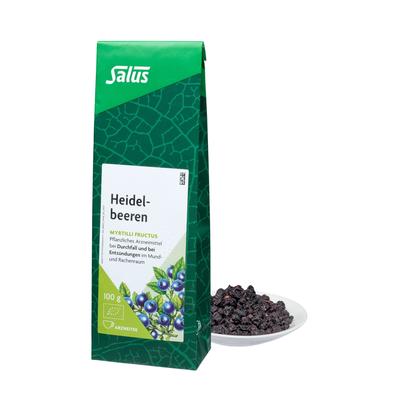 Heidelbeeren Arzneitee Myrtilli fructus Bio Salus 100 g Tee Image
