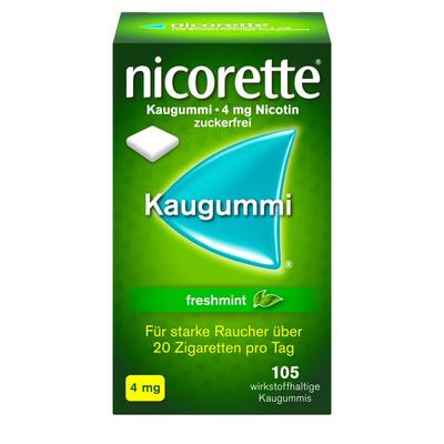 Nicorette Kaugummi 4 mg freshmint 105 St Image