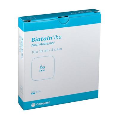 Biatain Ibu Schaumverband 10x10 cm nicht haftend 5 St Verband Image