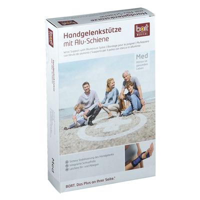 Bort Handgelenkstütze m.Aluschiene li.S schwarz 1 St Bandage(s) Image