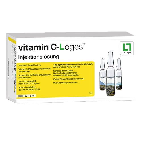 Vitamin C-Loges Injektionslösung 50x5 ml