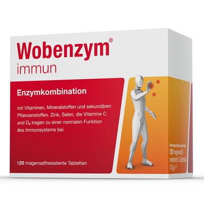 Wobenzym immun magensaftresistente Tabletten 120 St magensaftresistent Image