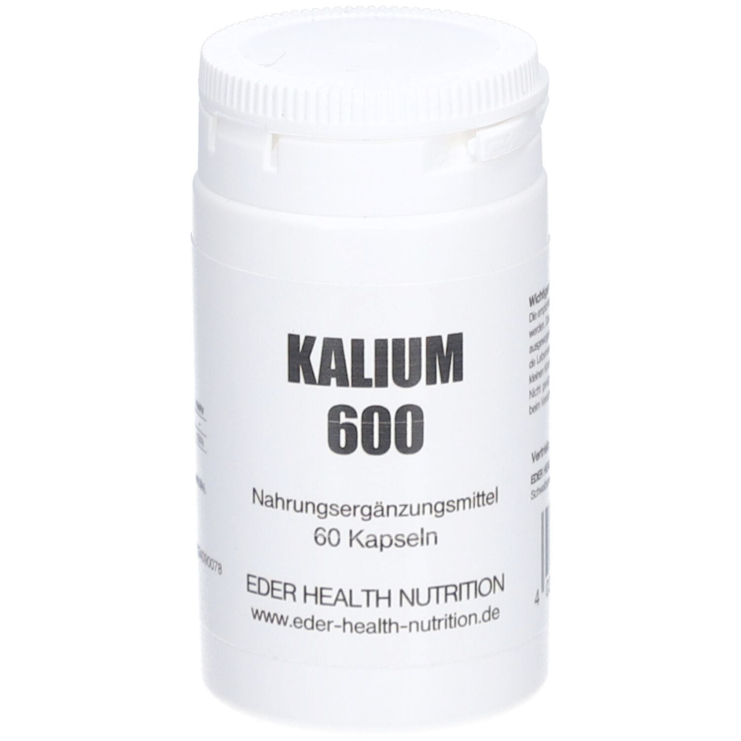 Kalium 600 Kapseln 60 St