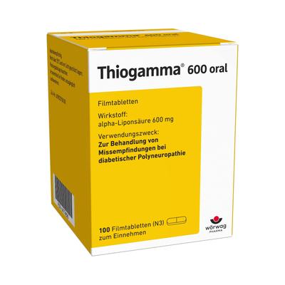 Thiogamma 600 oral Filmtabletten 100 St Image