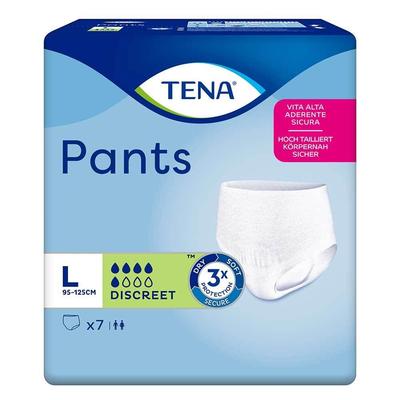 Tena Pants Discreet L bei Inkontinenz 7 St Einweghosen Image